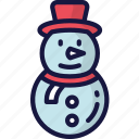 christmas, december, holidays, snowman, winter