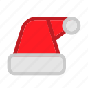 christmas, claus, hat, santa, seasons, snow, winter