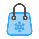 bag, sale, season, seasons, shopping, snow, winter