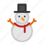 christmas, clown, ice, seasons, snow, snowman, winter 