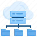 cloud, data, database, database connection, hosting, server, storage