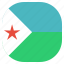 country, djibouti, flag, national