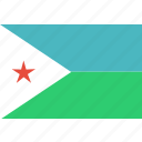 country, djibouti, flag, national