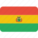 bolivia, bolivian, country, flag, national