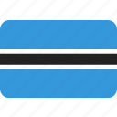 botswana, country, flag, national