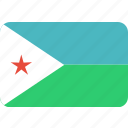 country, djibouti, flag, national