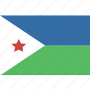 djibouti, flag