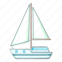 boat, sailor, sea, ship, trip, yacht