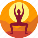 exercise, female, health, india, meditation