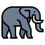 animal, elephant, wildlife, zoo 