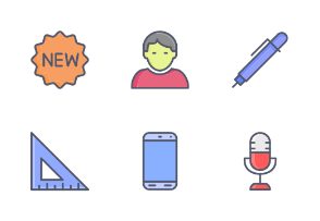 Daily Lifestyles Icon Set