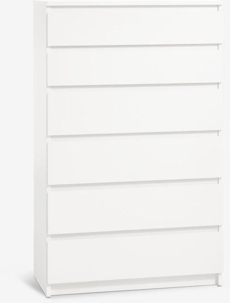 6 drawer chest TANGBJERG white