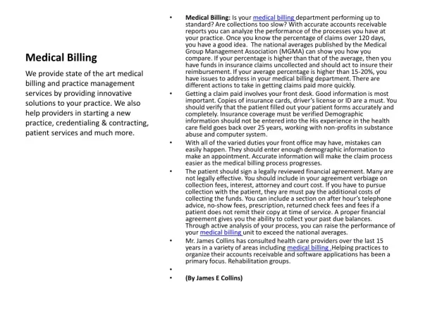 Medical Billing