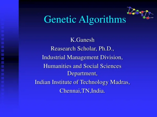 Genetic Algorithms