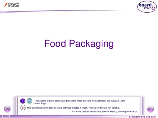 Food Packaging