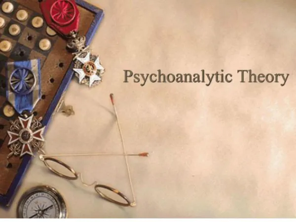 Psychoanalytic Theory