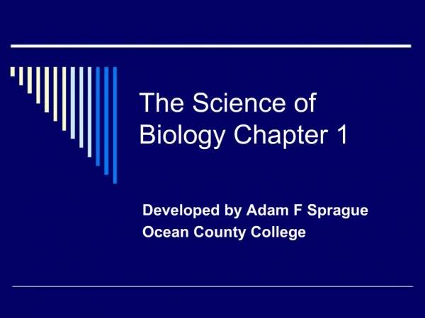 The Science of Biology Chapter 1