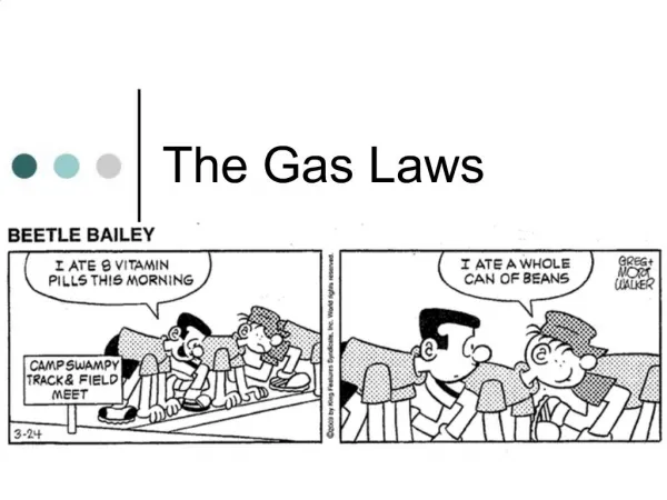 The Gas Laws