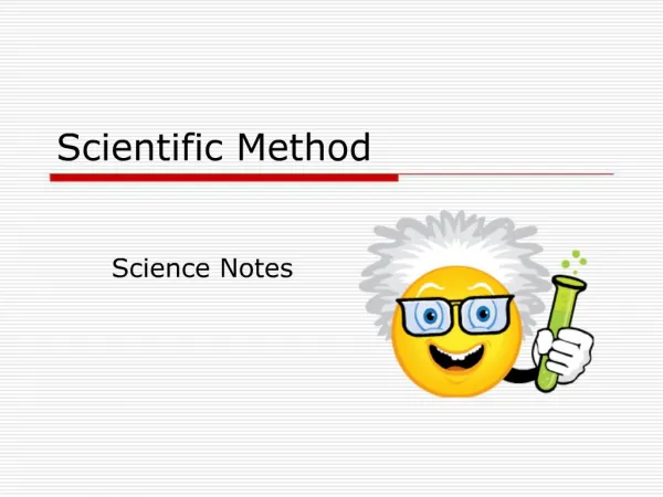 Scientific Method