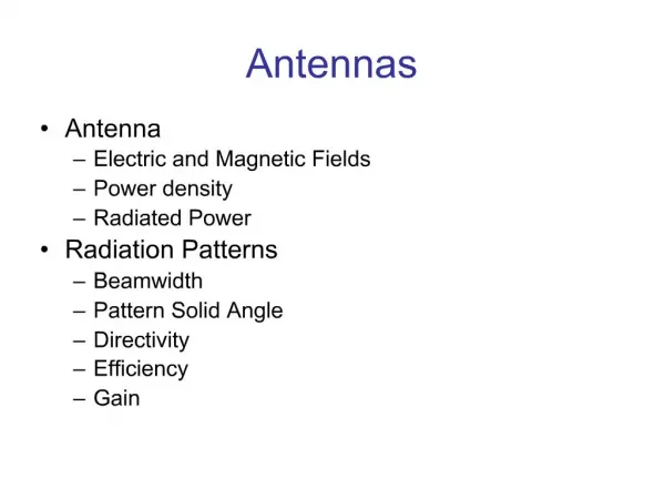 Antennas