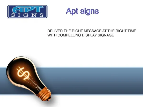 Apt Signs Is A Own stricker Designs Manufacture