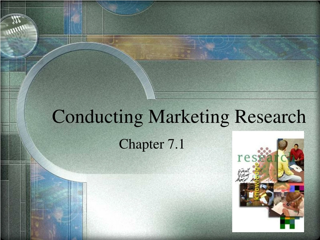 conducting marketing research