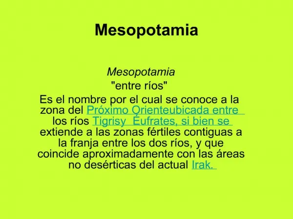 Mesopotamia