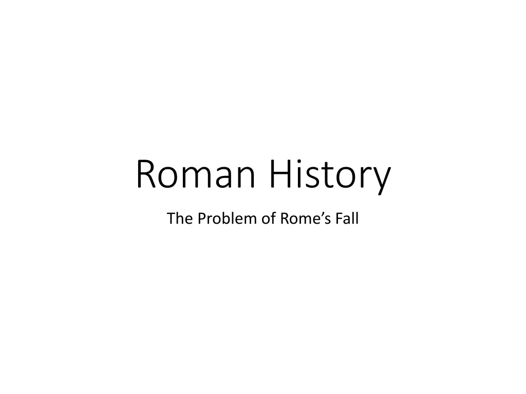 roman history