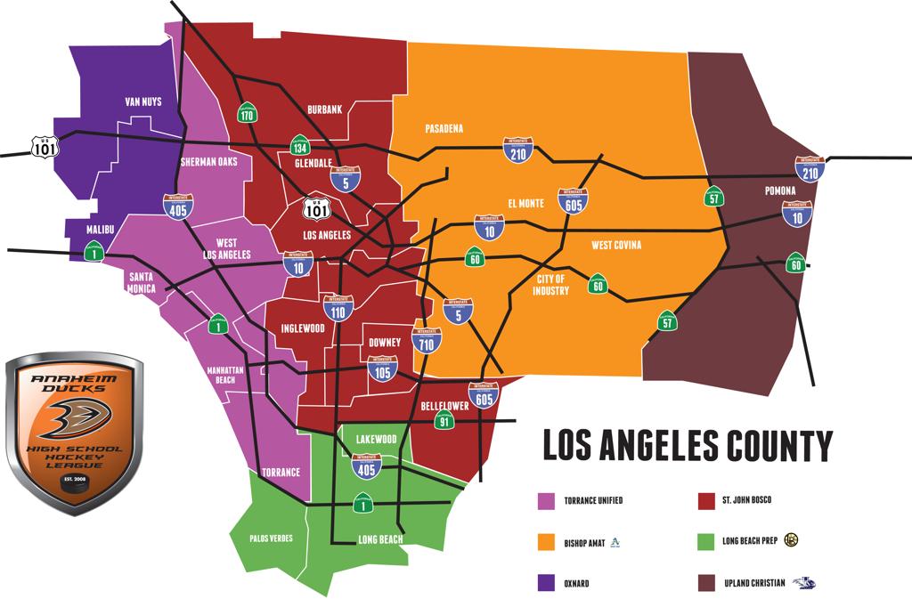 La District Map Los Angeles Districts Map California - vrogue.co