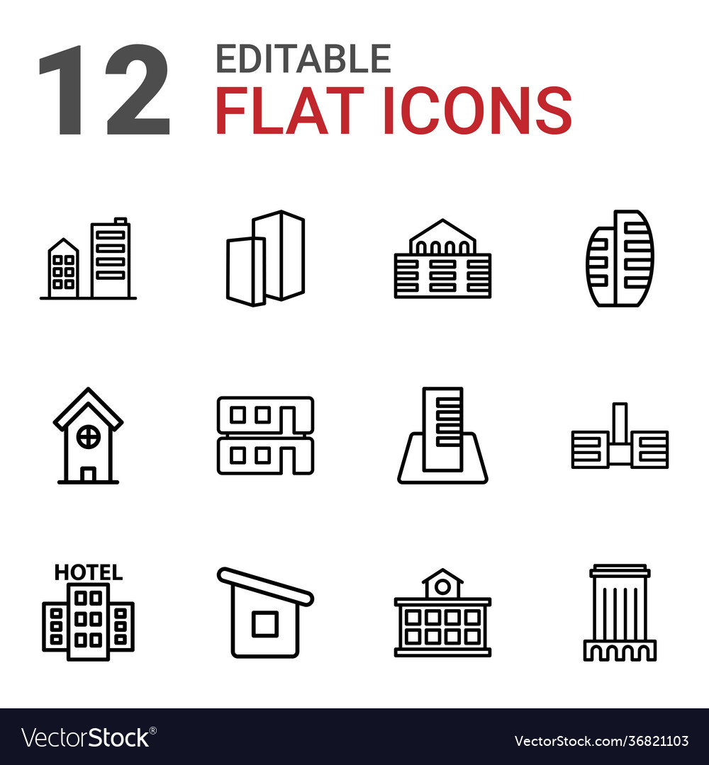 Skyscraper icons