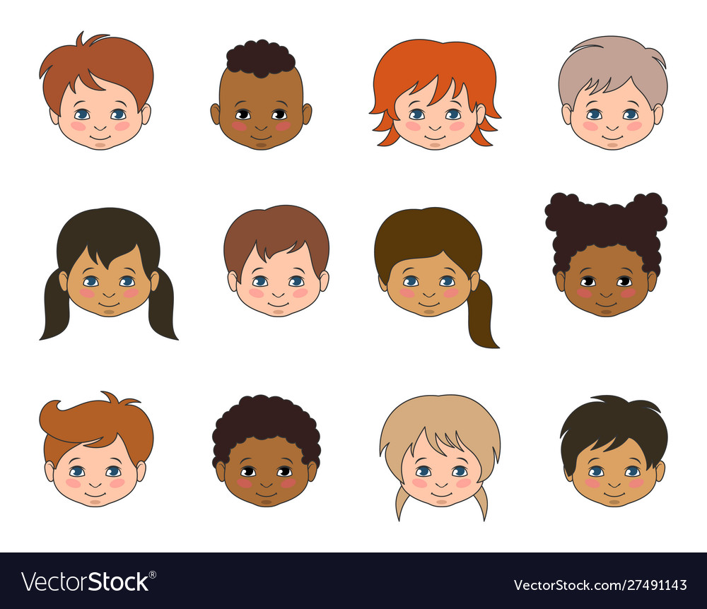 Different Races Of Children