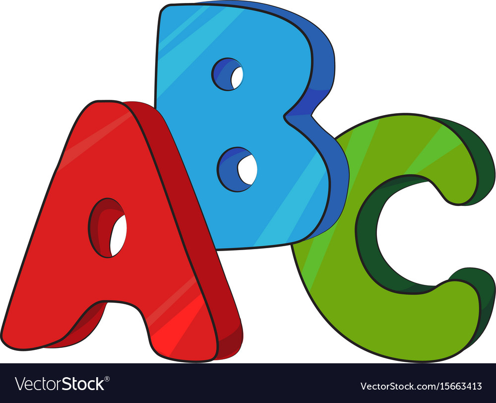 Cartoon Alphabet Letters