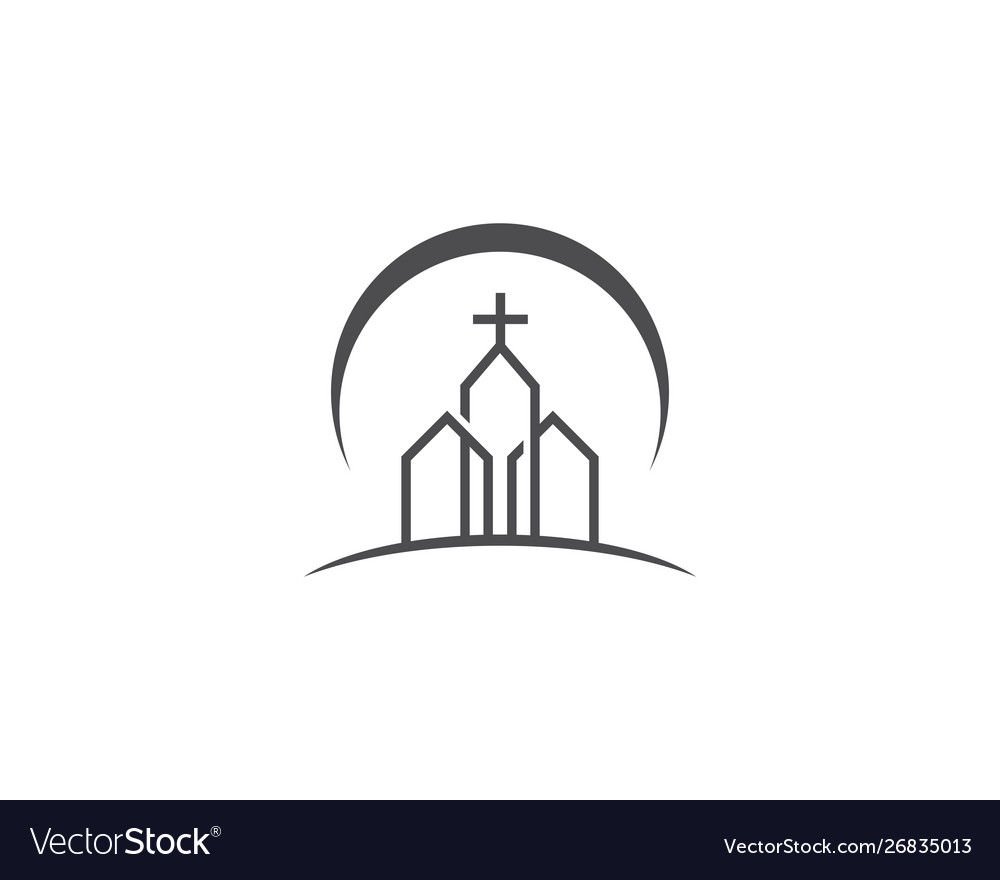 Church logo Royalty Free Vector Image - VectorStock