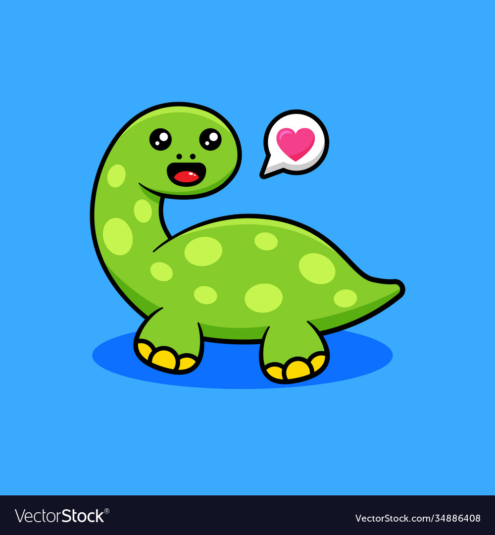 Cute dinosaur cartoon