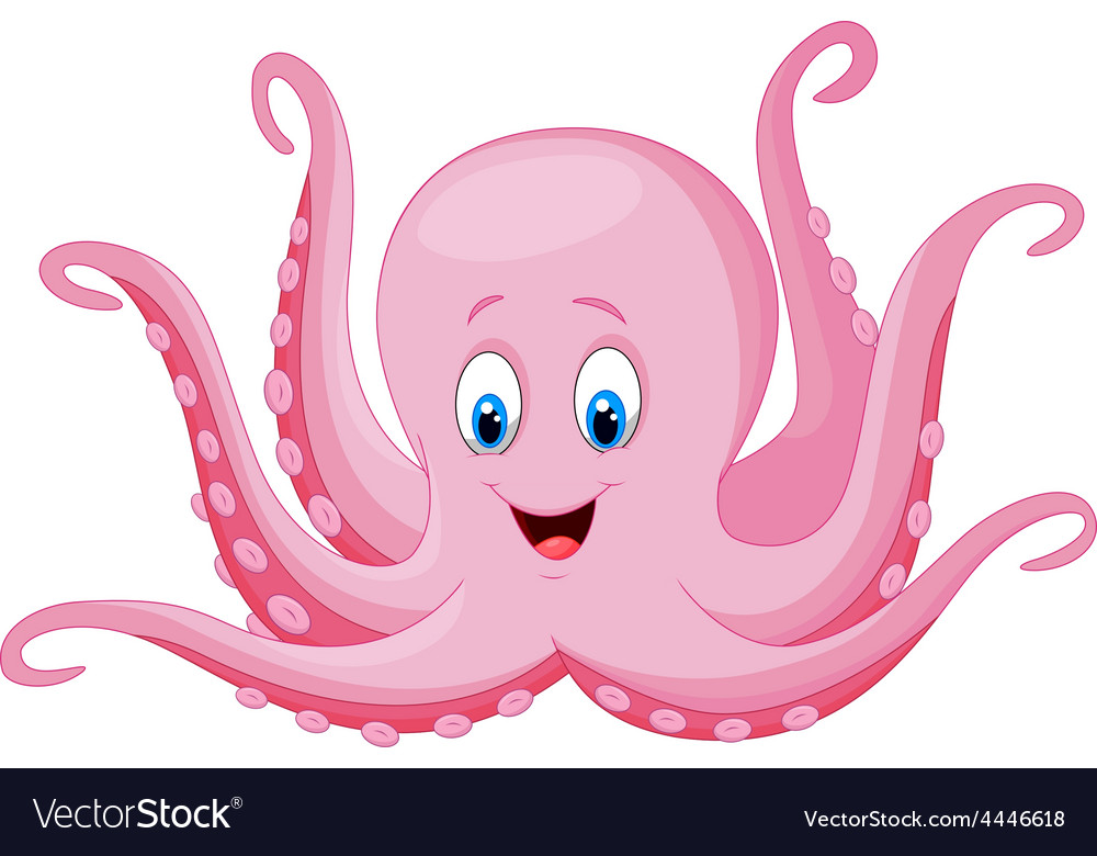 Cute Cartoon Octopus