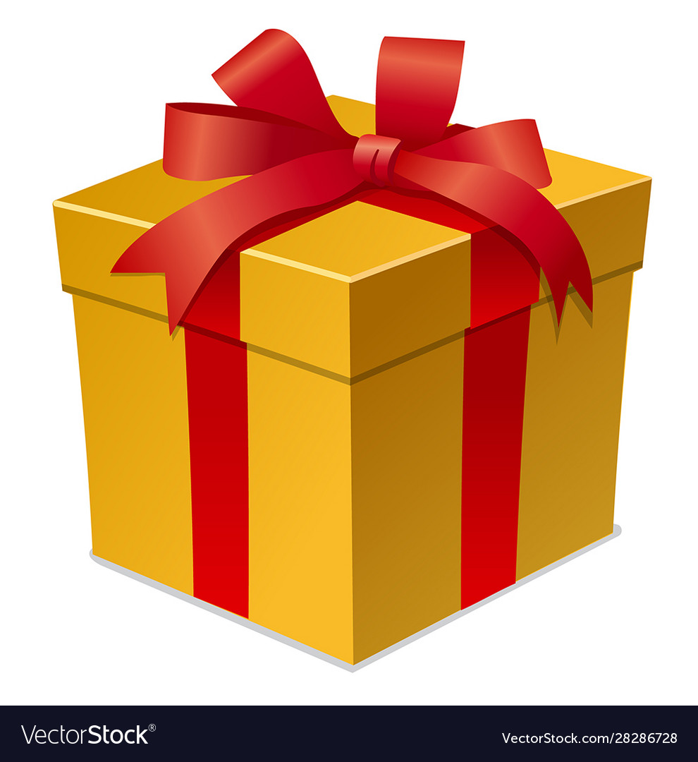 Gift box Royalty Free Vector Image - VectorStock