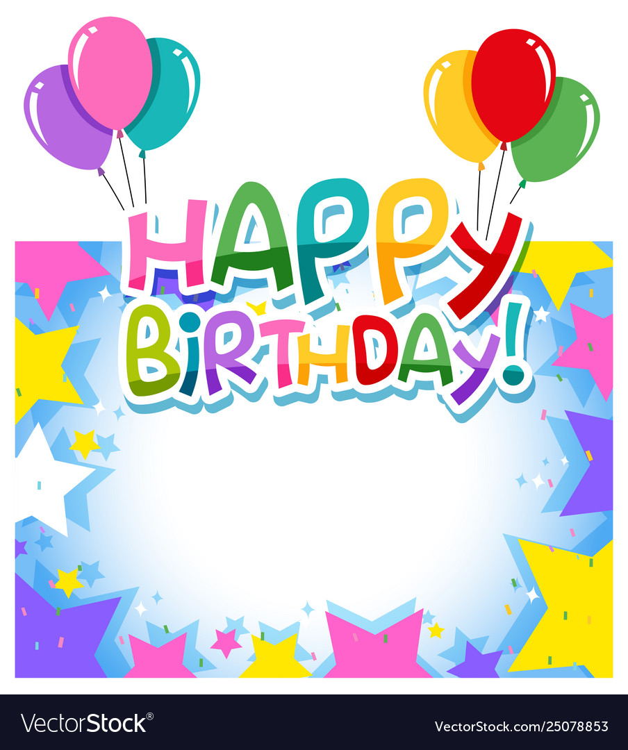 Free Printable Birthday Border Home Printables - Rezfoods - Resep ...