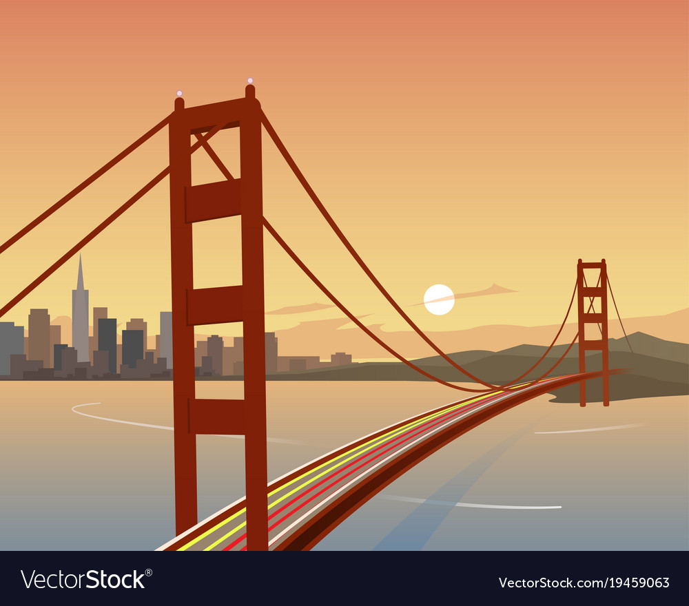 Golden Gate Bridge Graphic