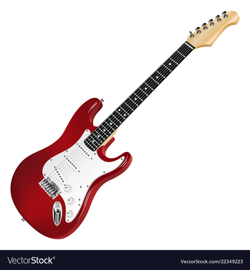 Red Electric Guitar