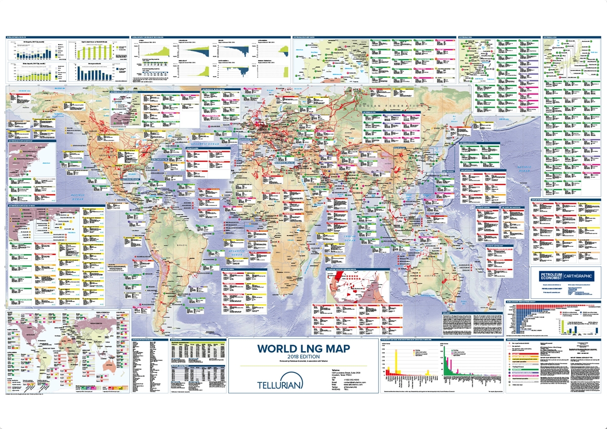 World LNG Map | Petroleum Economist Store