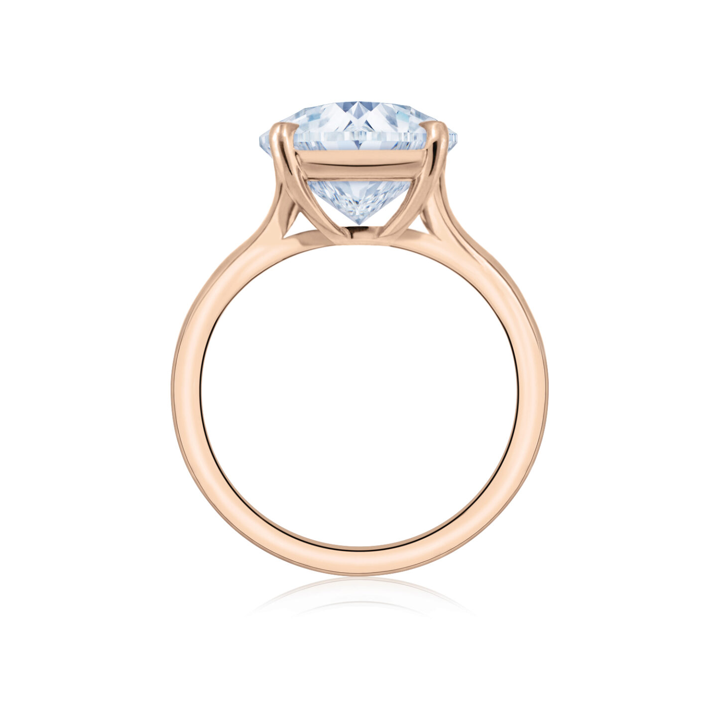 Heart Shape Diamond Engagement Ring In A Four Prong Setting In 18K Rose  Gold - Kwiat