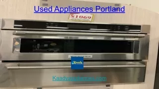 Used Appliances Portland