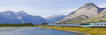 Luxury rail journeys in Jasper National Park