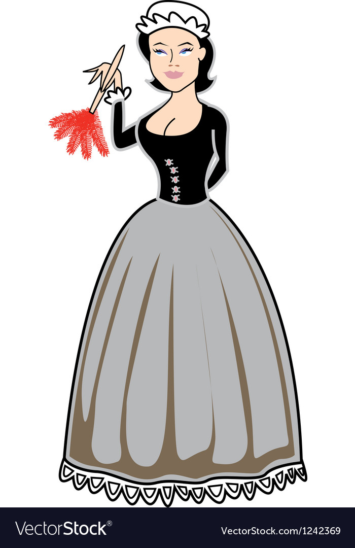 Victorian Woman Illustration