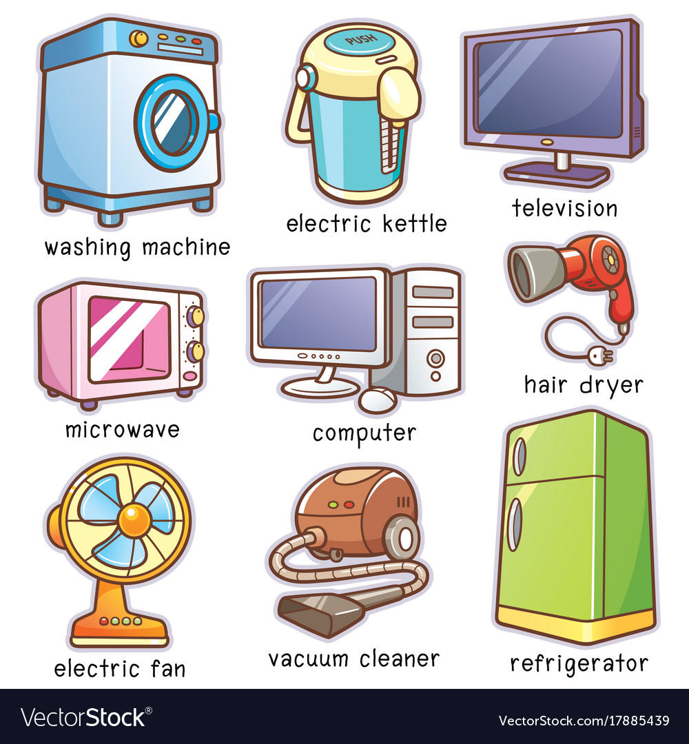 Home Appliances Clip Art