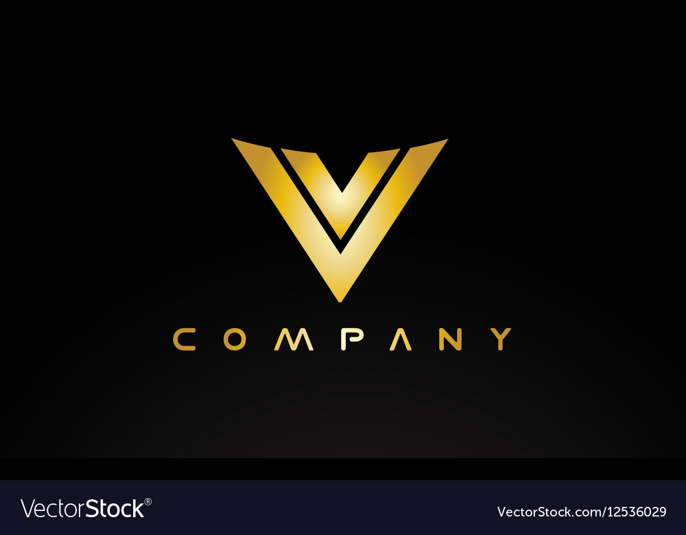 Alphabet letter v logo icon design Royalty Free Vector Image