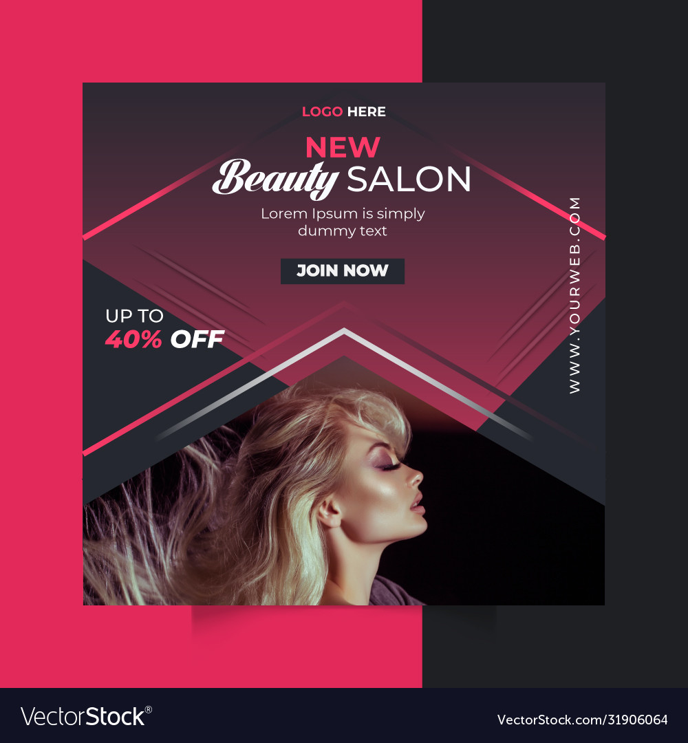 best hair salon social media