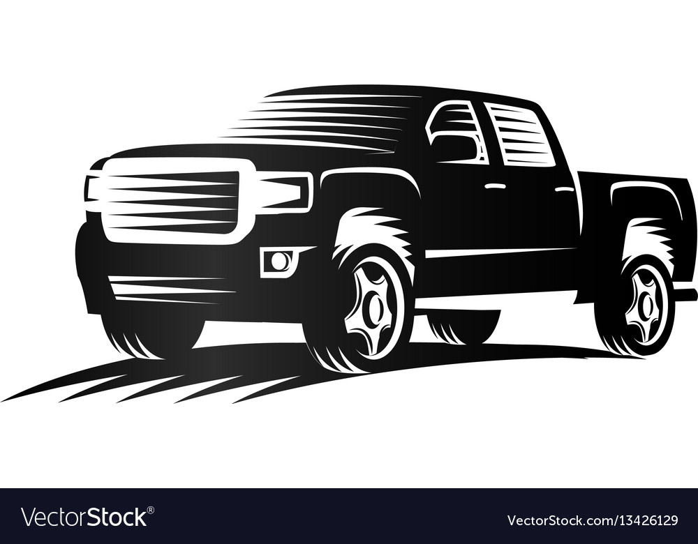 Pick Up Truck Vector