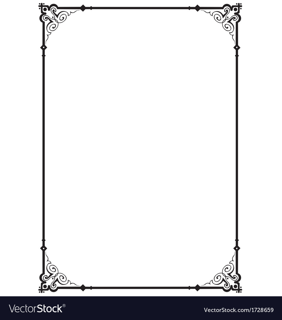 Vector Page Border