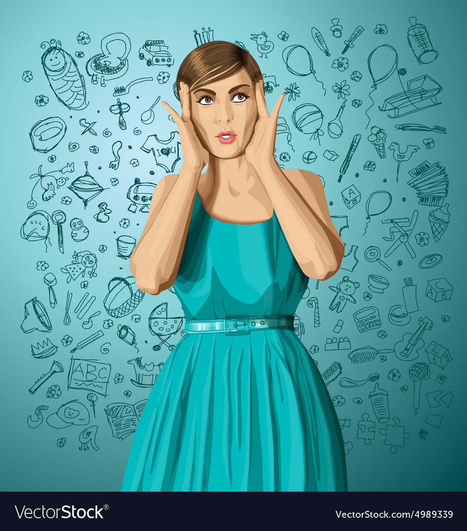 Girl Royalty Free Vector Image - VectorStock